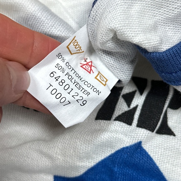 Vintage 70s Toronto Maple Leafs York Originals Property Baseball T Shirt Mens M - Picture 5 of 8